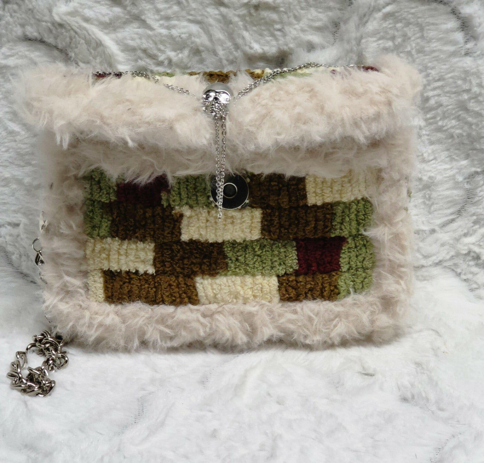 Handmade Plastic Canvas Purse
