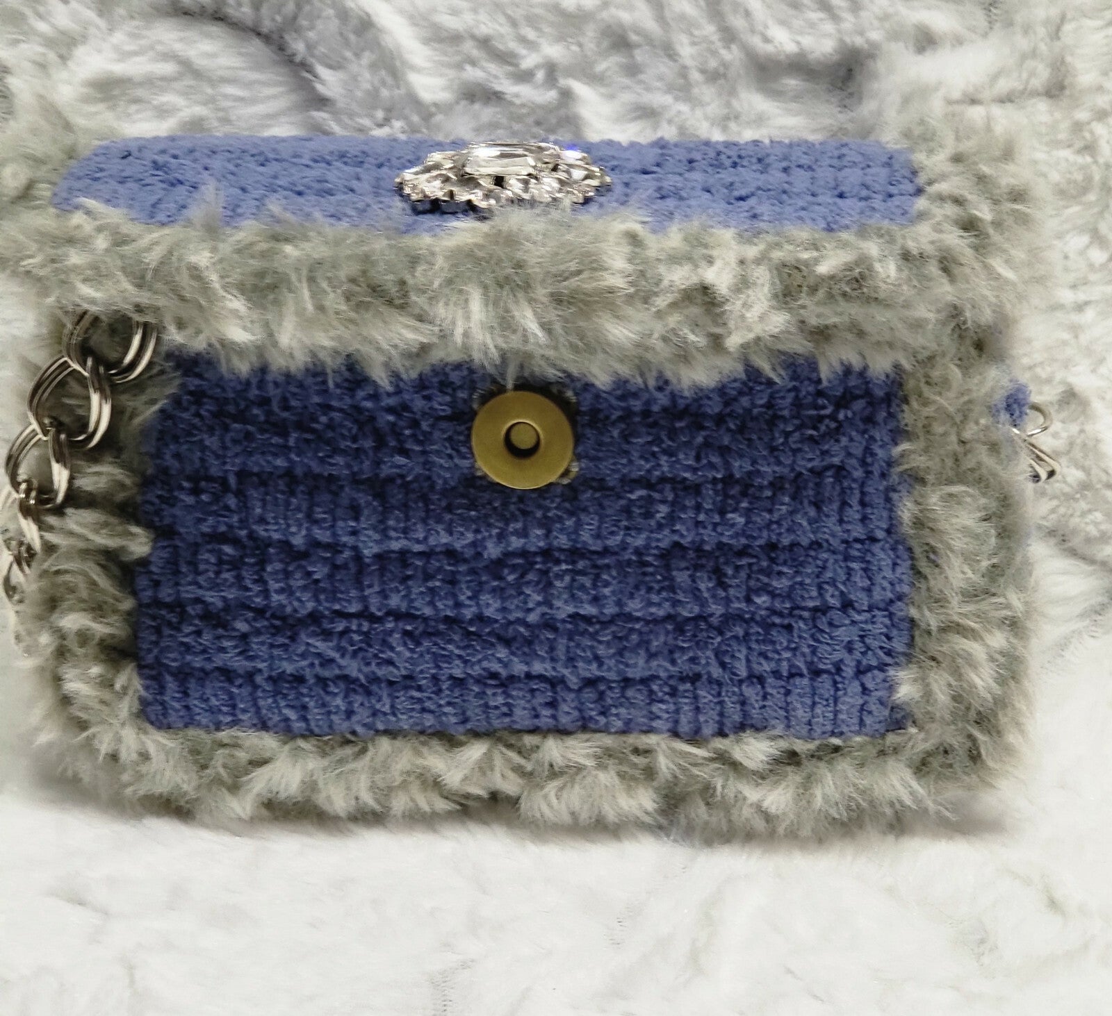 Handmade Plastic Canvas Purse