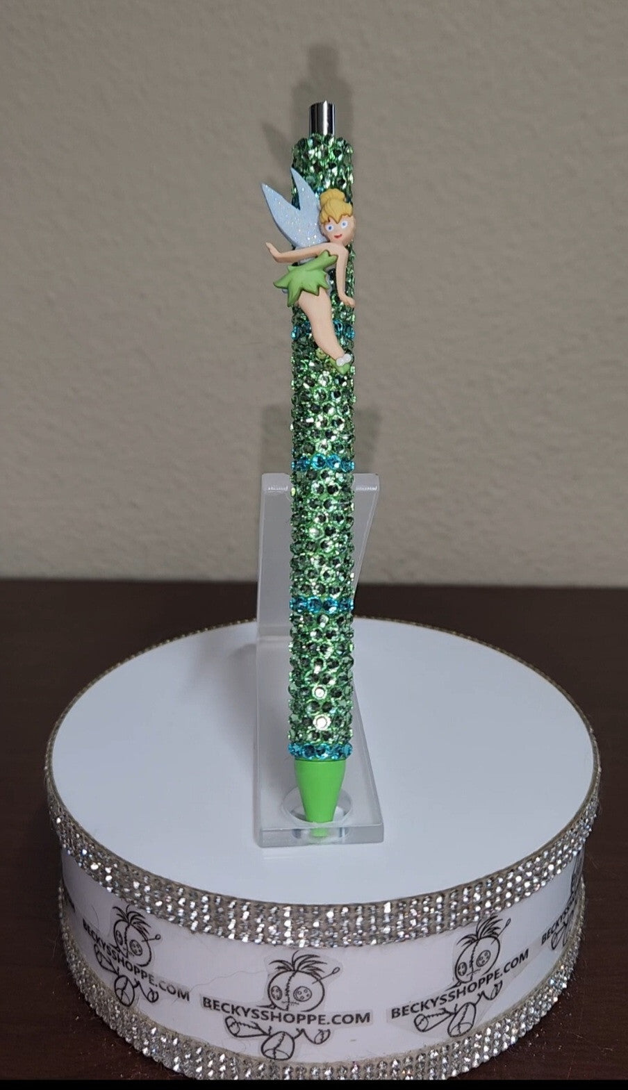 Handmade Rhinestone wrapped writing pen