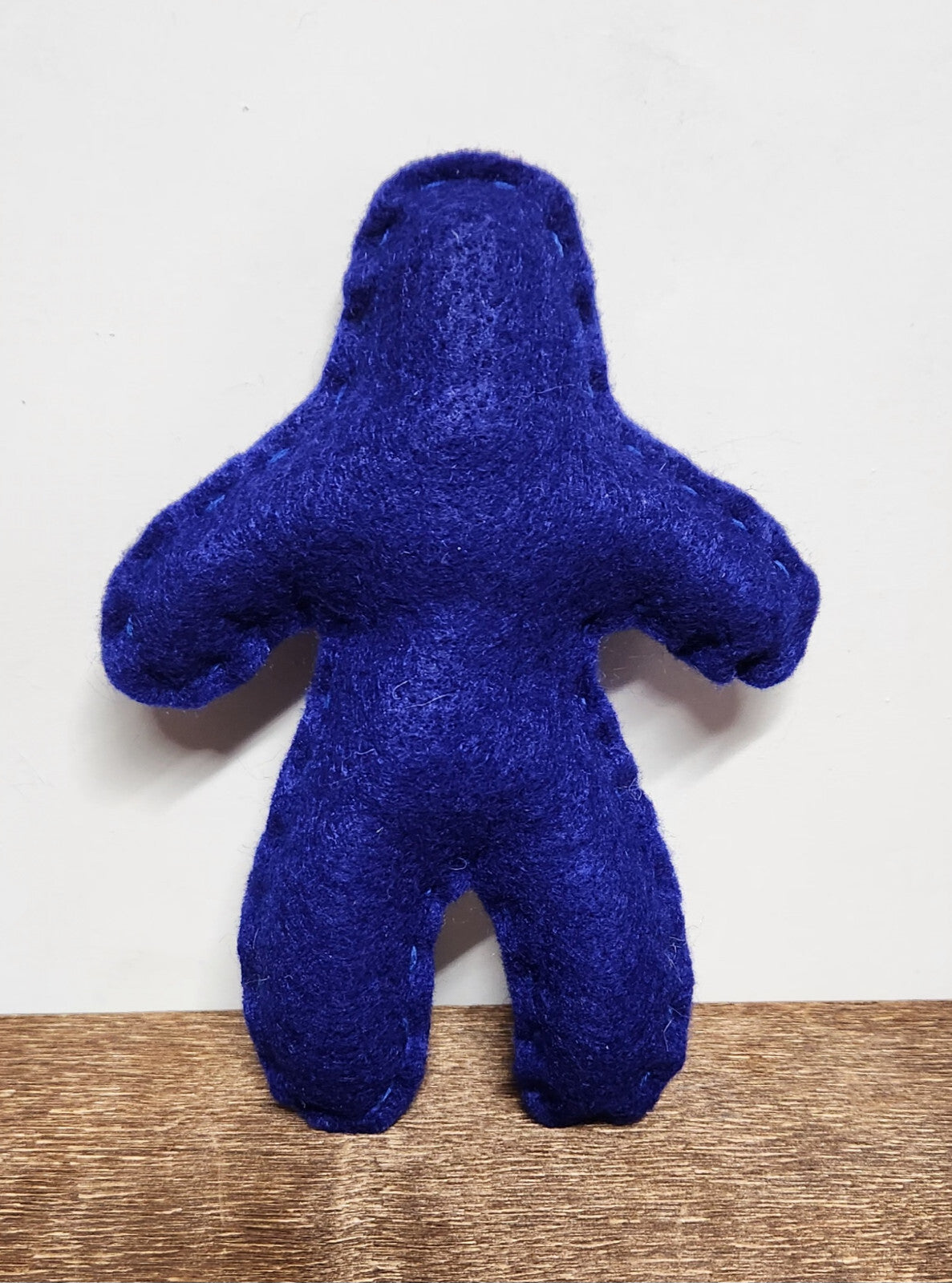 Handmade Poppet for spell work love, the color of Marie Laveau.