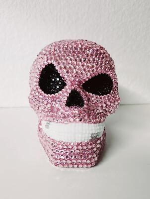 3D printed coin bank human skull 4 inches tall 4 inches wide 6 inches long full