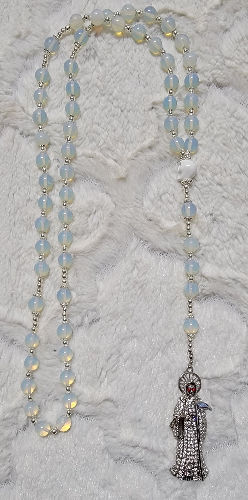 Santa Muerte Rosary 24 inch