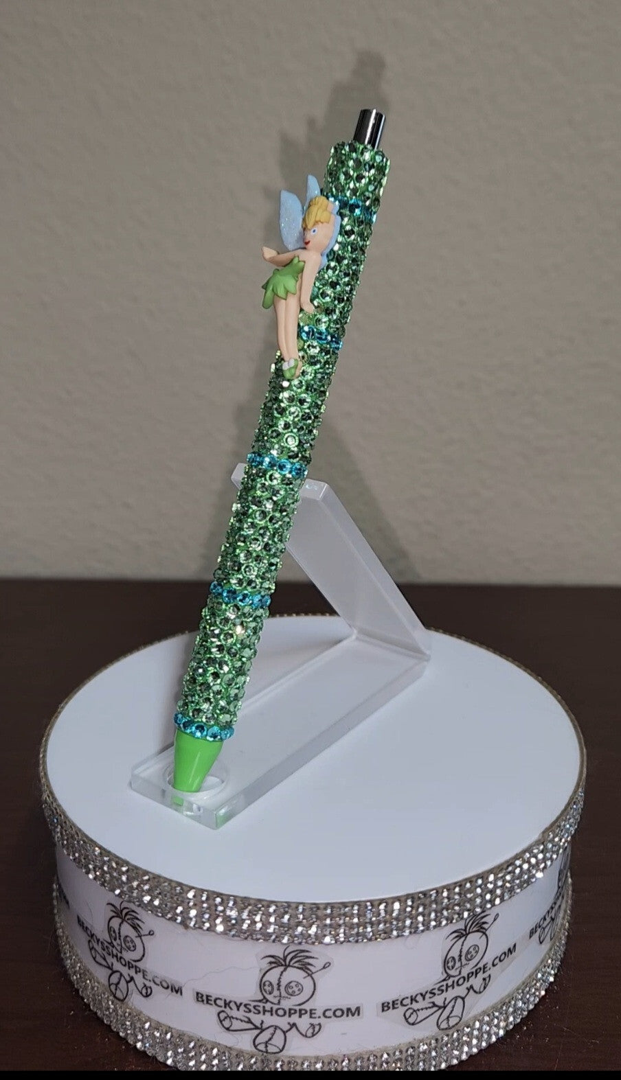 Handmade Rhinestone wrapped writing pen