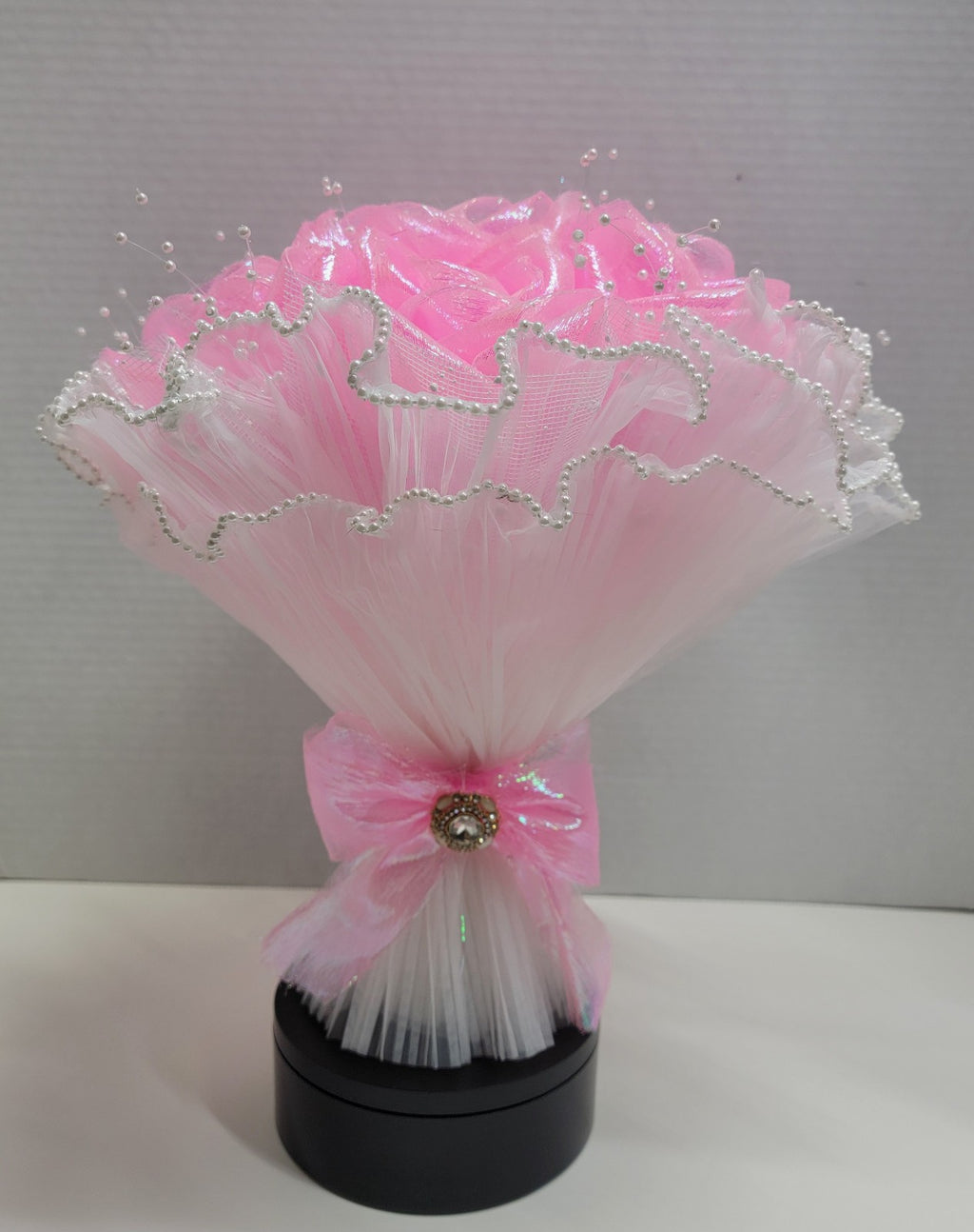 handmade Ribbon Flower bouquet