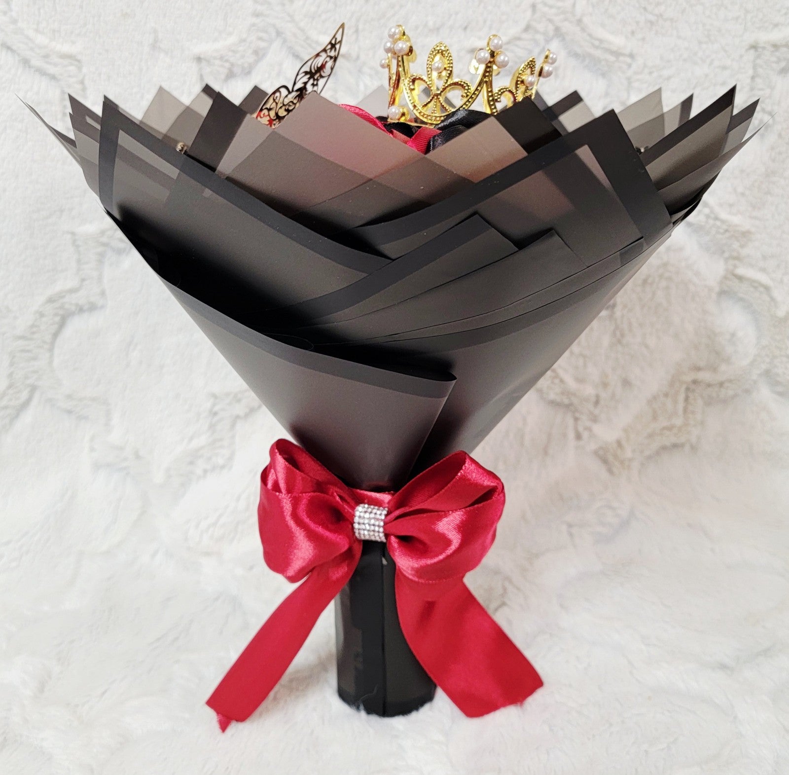 handmade Ribbon Flower bouquet