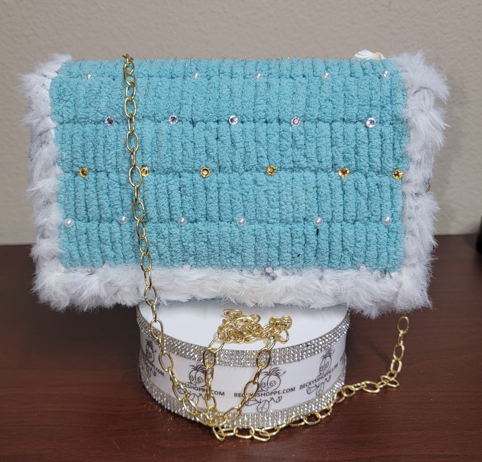 Handmade Plastic Canvas Purse