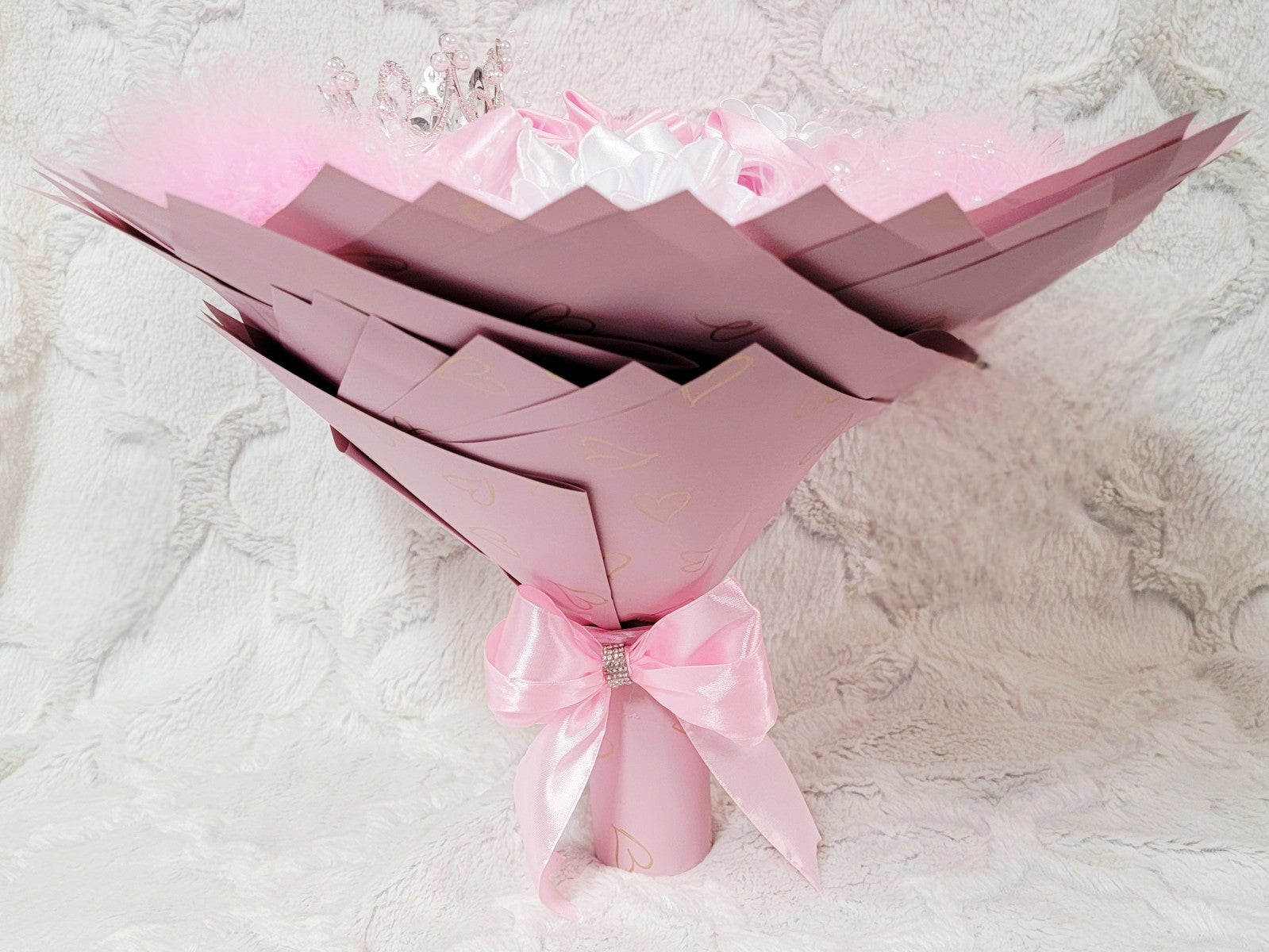 handmade Ribbon Flower bouquet