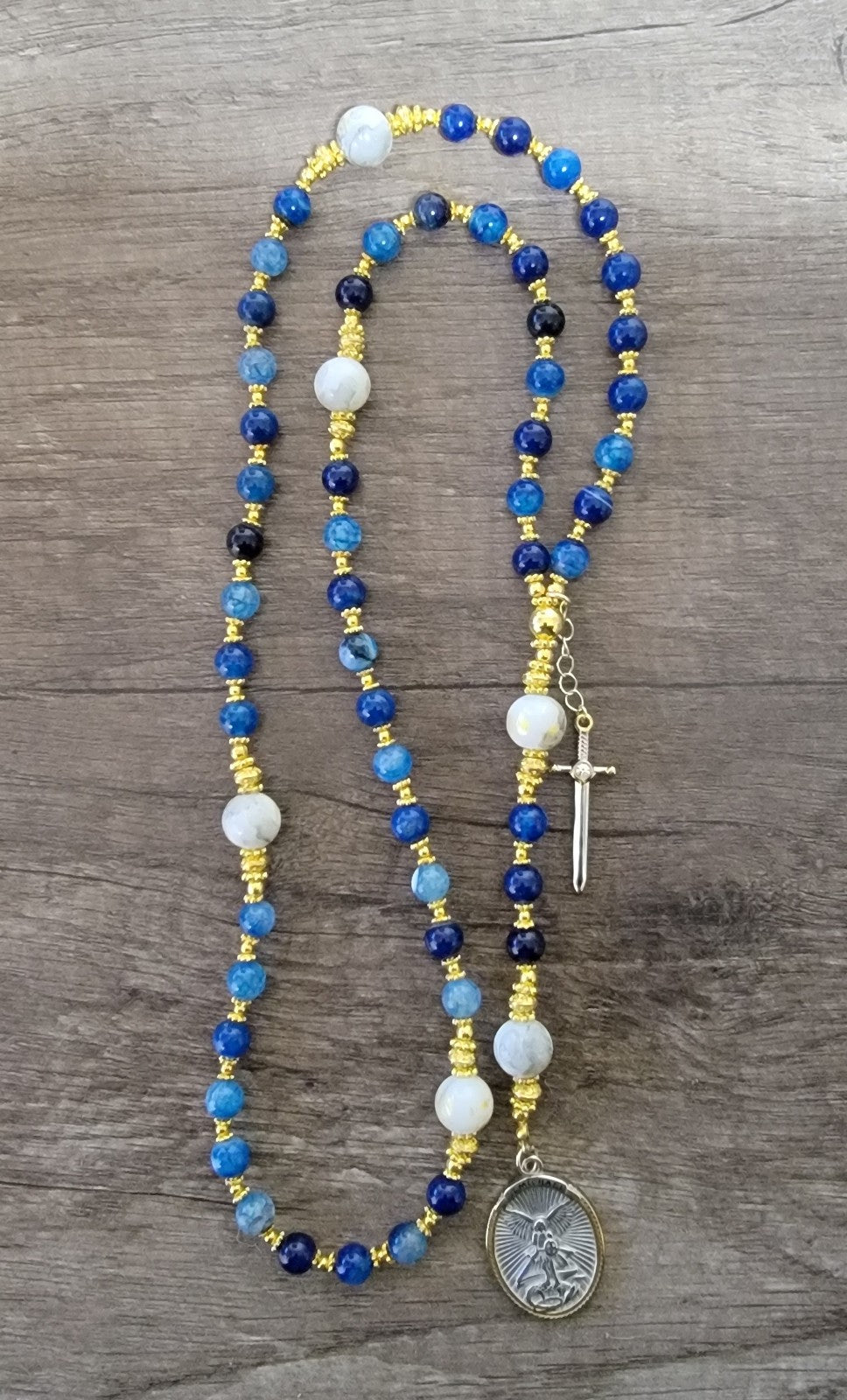 Archangel Michael Rosary 21 inch