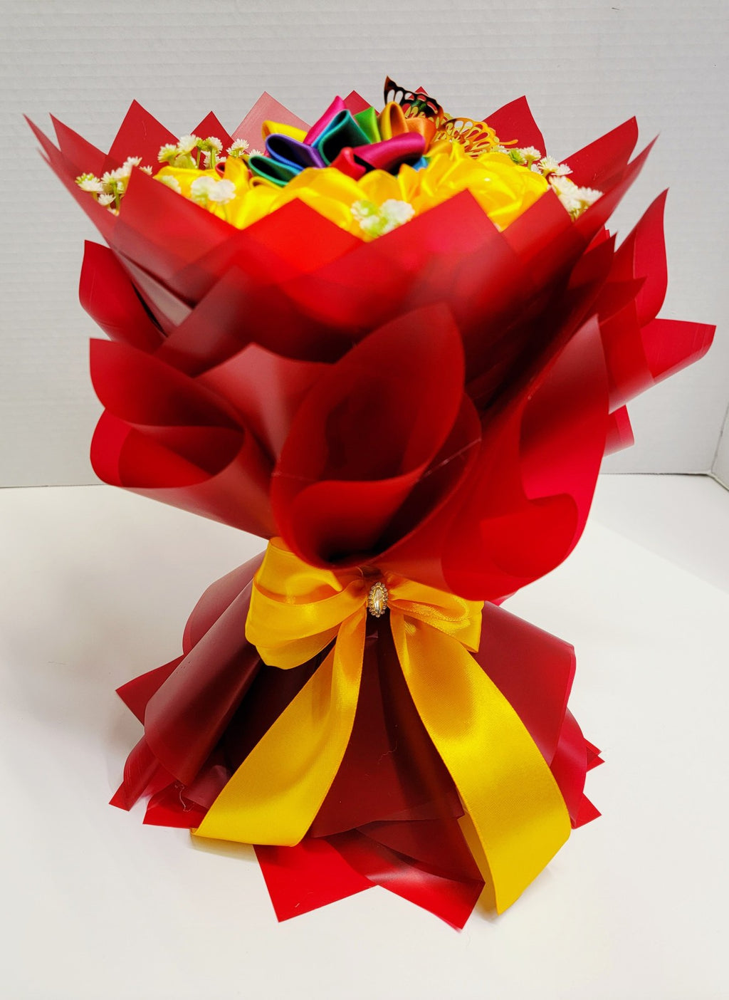 handmade Ribbon Flower bouquet