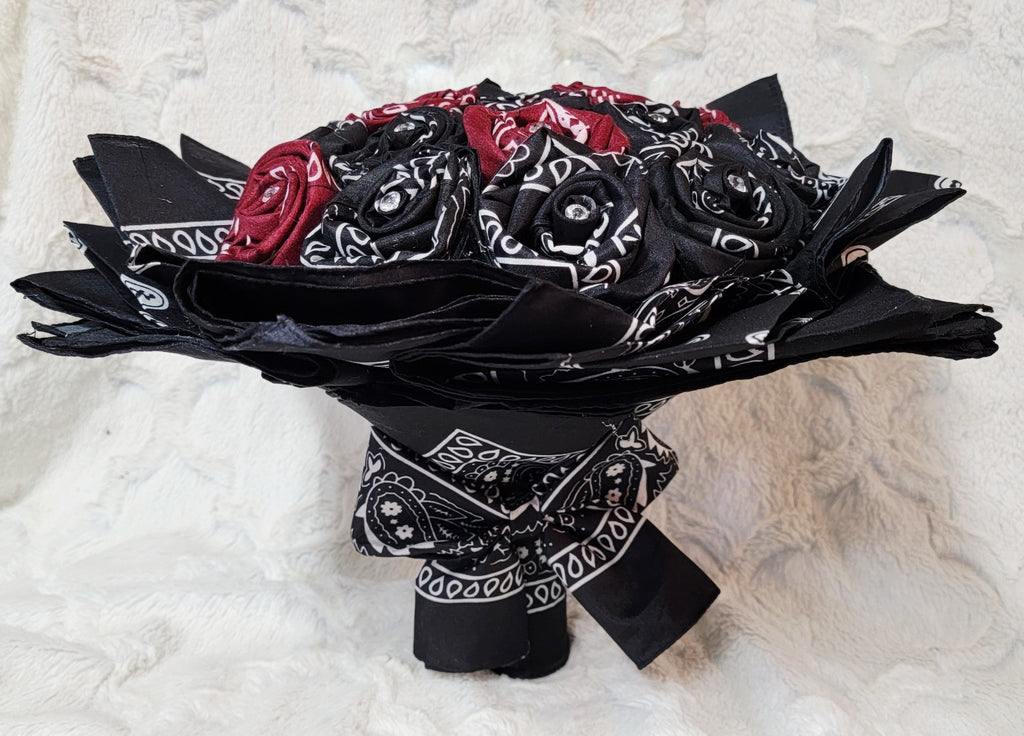 handmade Bandana Flower bouquet