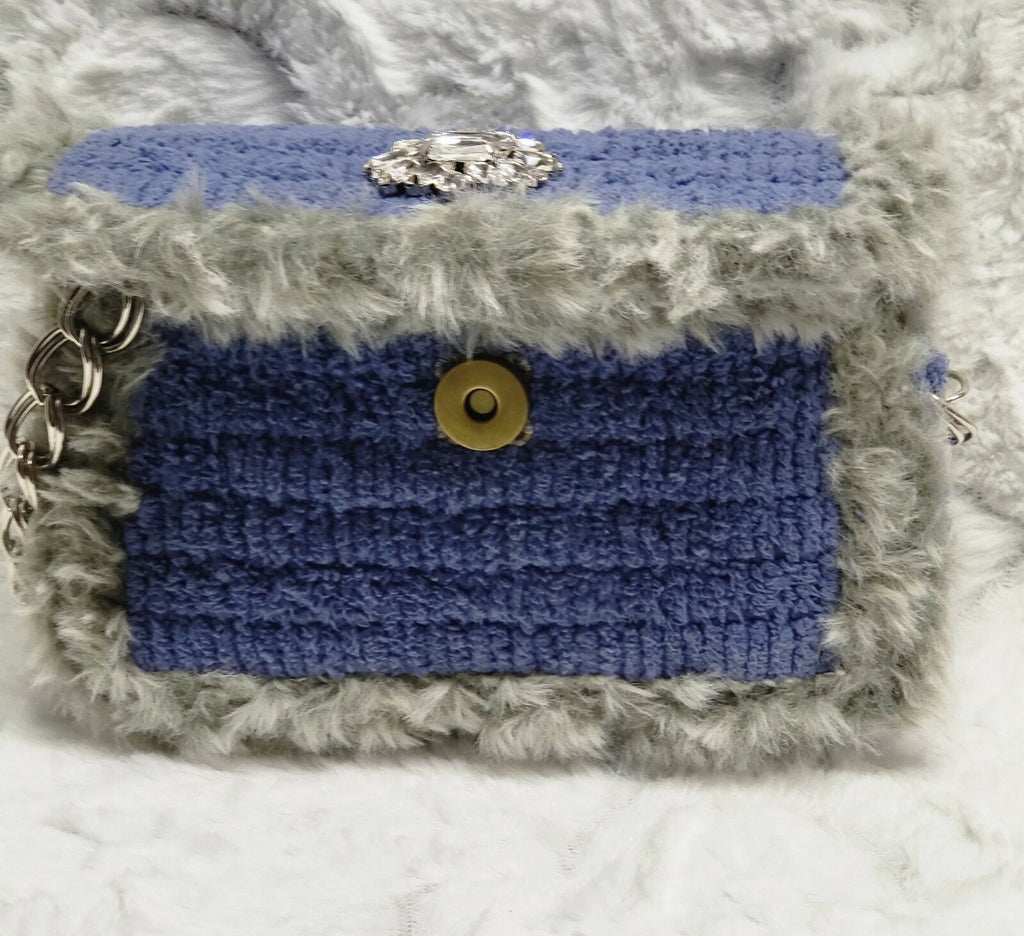 Handmade Plastic Canvas Purse