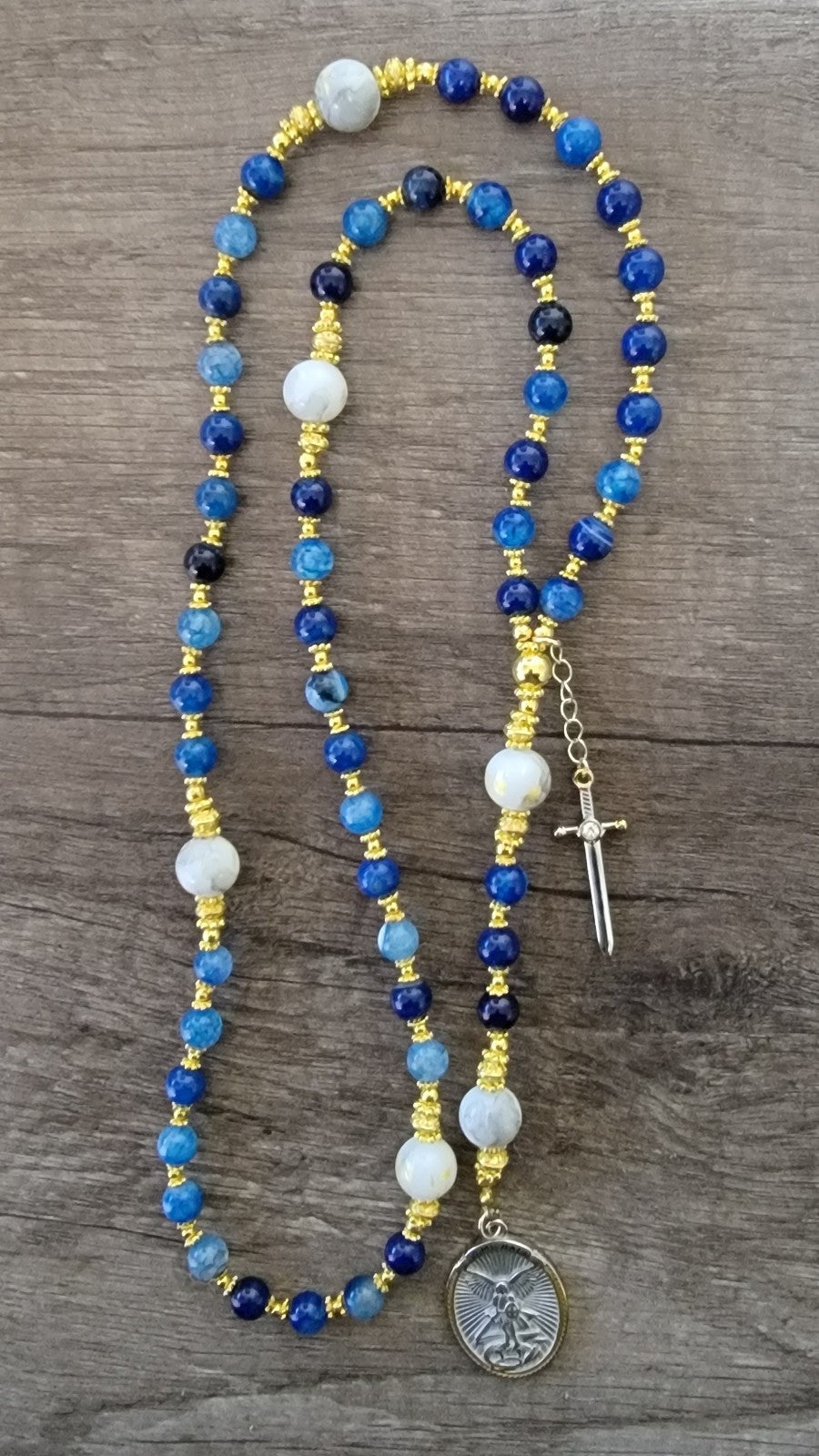 Archangel Michael Rosary 21 inch