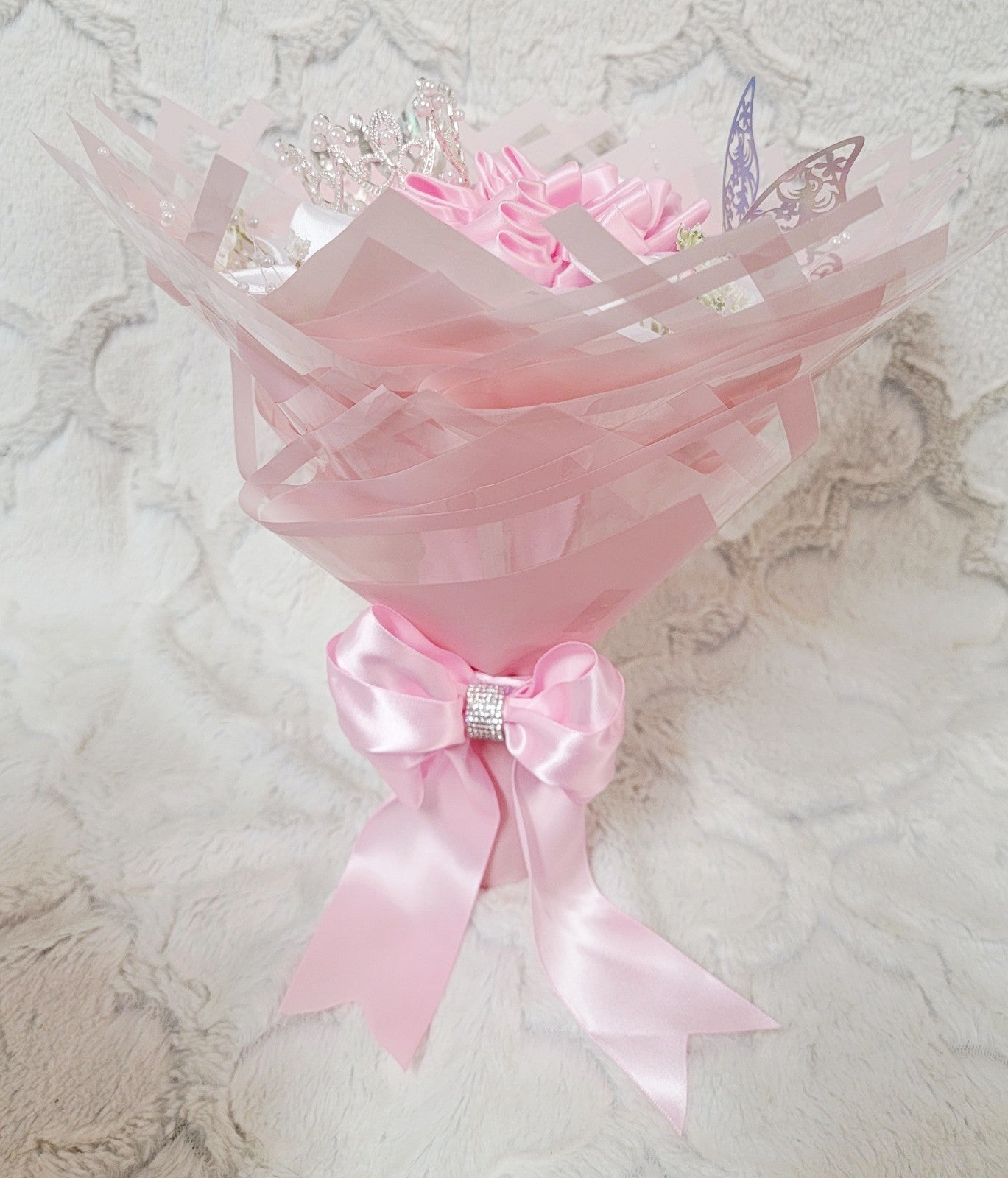 handmade Ribbon Flower bouquet
